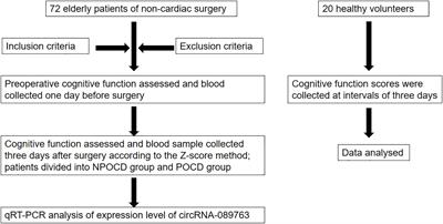 Correlation Between Plasma CircRNA-089763 and Postoperative Cognitive Dysfunction in Elderly Patients Undergoing Non-cardiac Surgery